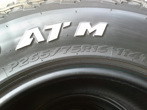 Hankook AT-M ขนาด 265/75/16 ปี13 สภาพสวยๆ 1ชุด
