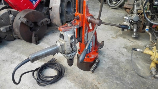 ** SOLD ** สว่านแม่เหล็กญี่ปุ่น KANETEC Made in JAPAN ไฟ 220V สภาพสวยพร้อมใช้มาเทสได้