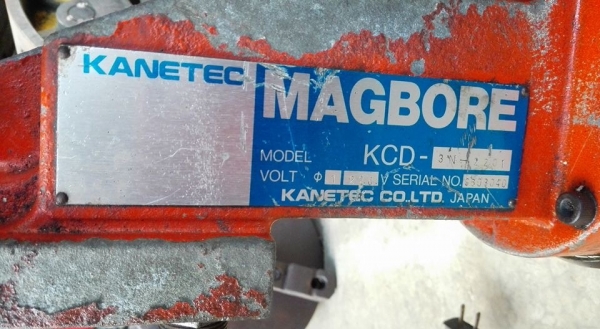 ** SOLD ** สว่านแม่เหล็กญี่ปุ่น KANETEC Made in JAPAN ไฟ 220V สภาพสวยพร้อมใช้มาเทสได้