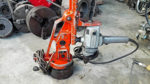 ** SOLD ** สว่านแม่เหล็กญี่ปุ่น KANETEC Made in JAPAN ไฟ 220V สภาพสวยพร้อมใช้มาเทสได้