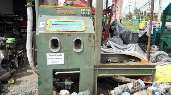 เครื่องพ่นทรายโตชู TOCHU รุ่น THC-10 ไซด์ใหญ่รับ นน.ชิ้นงานได้ 400 kg อุปกรณ์มีมาครบ สาย/ปืน/ถังระบาย โตชูแบรนด์มาตรฐานอันดับต้นๆในไทย