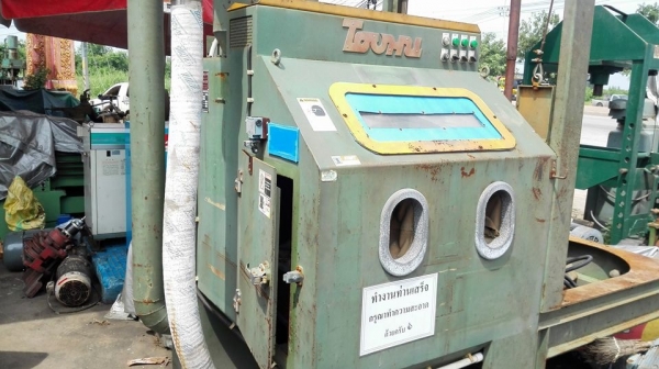 เครื่องพ่นทรายโตชู TOCHU รุ่น THC-10 ไซด์ใหญ่รับ นน.ชิ้นงานได้ 400 kg อุปกรณ์มีมาครบ สาย/ปืน/ถังระบาย โตชูแบรนด์มาตรฐานอันดับต้นๆในไทย
