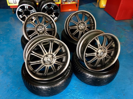 ล้อแม็กซ์ขอบ 17" พร้อมยาง 215/45 R17 งามๆครับ สภาพดีสวยมากๆ คุ้มค่ามากๆ เฉลี่ยแม็กซ์พร้อมยาง 2,000/ล้อ ล้อแม็กซ์ขอบ 17" พร้อมยาง 215/45 R17 งามๆครับ สภาพดีสวยมากๆ คุ้มค่ามากๆ เฉลี่ยแม็กซ์พร้อมยาง 2,000/ล้อ