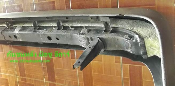 กันชนหลัง มิตซู อีคาร์ รุ่นกันชนยื่น พอสวย แท้ หูยึดสวย