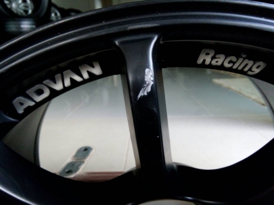 แม็กเปล่า 2วง RS ADVAN Racing สีดำด้าน ขอบ18 กว้าง10 แม็กเปล่า 2วง RS ADVAN Racing สีดำด้าน ขอบ18 กว้าง10