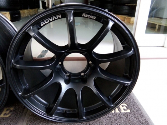 แม็กเปล่า 2วง RS ADVAN Racing สีดำด้าน ขอบ18 กว้าง10 แม็กเปล่า 2วง RS ADVAN Racing สีดำด้าน ขอบ18 กว้าง10