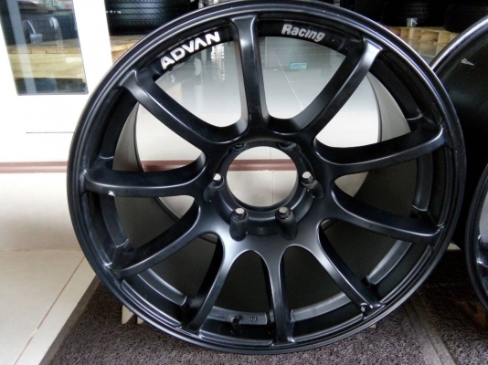 แม็กเปล่า 2วง RS ADVAN Racing สีดำด้าน ขอบ18 กว้าง10 แม็กเปล่า 2วง RS ADVAN Racing สีดำด้าน ขอบ18 กว้าง10