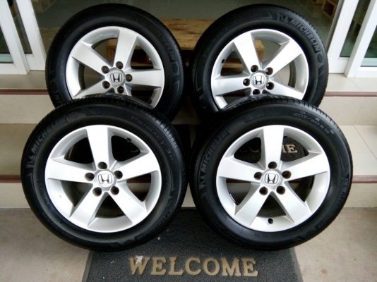 ล้อเดิมซีวิค ขอบ16 พร้อมยางมิชลิน ไพรมาซี่3st ปลายปี15