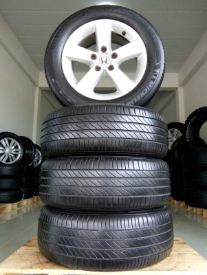 ล้อเดิมซีวิค ขอบ16 พร้อมยางมิชลิน ไพรมาซี่3st ปลายปี15