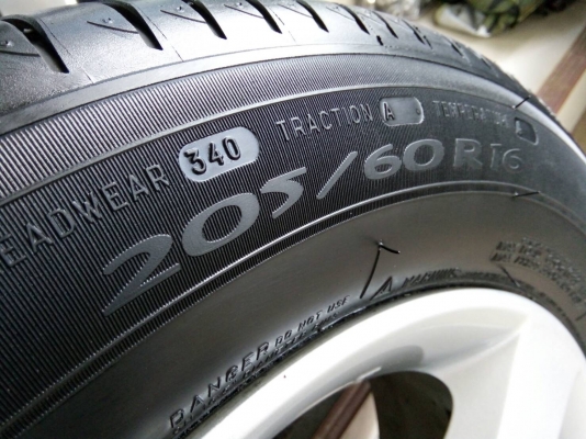 ล้อเดิมซีวิค ขอบ16 พร้อมยางมิชลิน ไพรมาซี่3st ปลายปี15