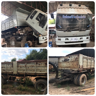 Hino FM3M แม่ลูก-ดั้ม 2 คาน 815,000 บาท(ตามสภาพ) 2 เพลา สโลว์กลาง เครื่อง 240 แรง หัวบาง ยางดี คัสชี