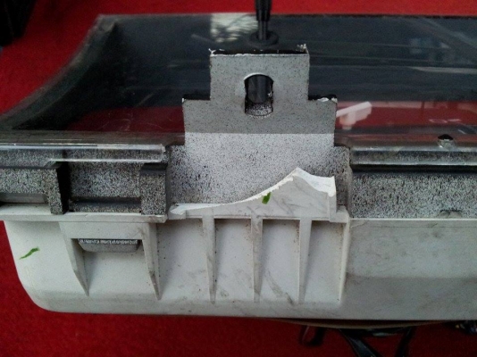 เรือนไมล์เบนซินพร้อมกรอบจอเหลี่ยม NISSAN TERRANO 1  แท้ญี่ปุ่น