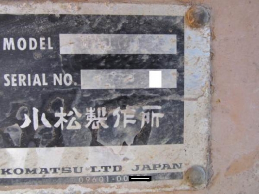 ขายรถตัก KOMATSU  WA100-1 สภาพสวย นำเข้าจากนอก 100\% ไม่มีการใช้งานในไทยแน่นอนค่ะ สนใจติดต่อเจี๊ยบได้เลยค่ะโทร 087-33102548ค่ะ