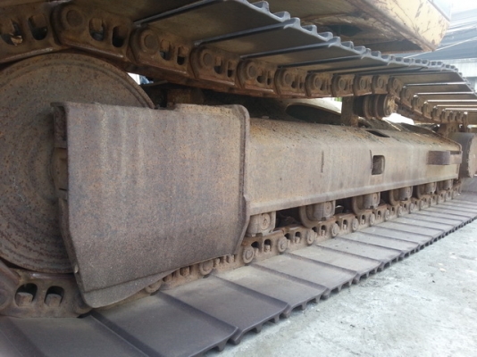 รถขุดดิน E120B รถนอกสภาพสวย แผ่นใหญ่ ยังไม่เคยใช้งานในไทย  โทร.081-373-0559