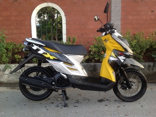 ขายyamaha ttx สีดำเหลืองปี2555