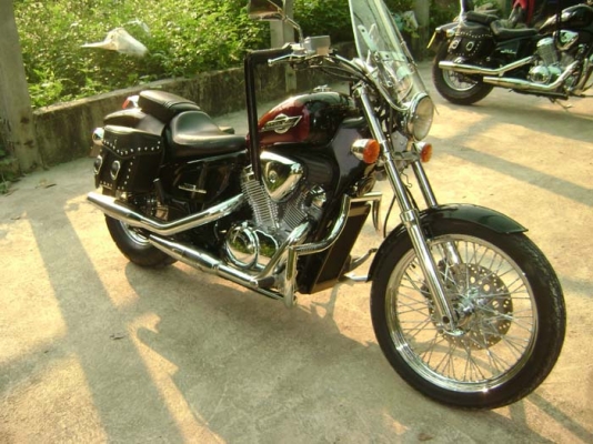 ขาย/แลก/เทิร์น Honda Steed 400CC VLX ปี 96 อินวอย+สรรพสามิต+30\% (ดำแก้มแดง) แต่งครบ สภาพพร้อมใช้งานจริงๆ(ลุงจ่า)