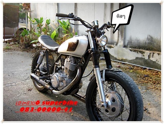 ขาย sr 400 ปี 95 inv เครื่องดีมาก แต่งแนวแท๊กเกอร์ 55000