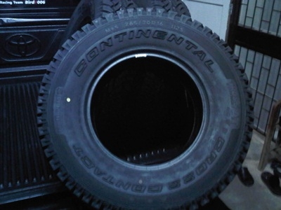 -ยางใหม่ Continental ขนาด 265-70 R16 AT ปี 13 -ยางใหม่ Continental ขนาด 265-70 R16 AT ปี 13