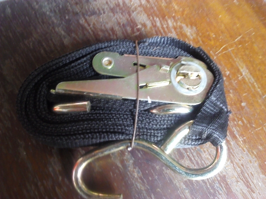 สายรัดพร้อมชุดดึงรัดของให้แน่น สายยาว3.35 เมตร ชุดโยกดึงรัด 35 cm.