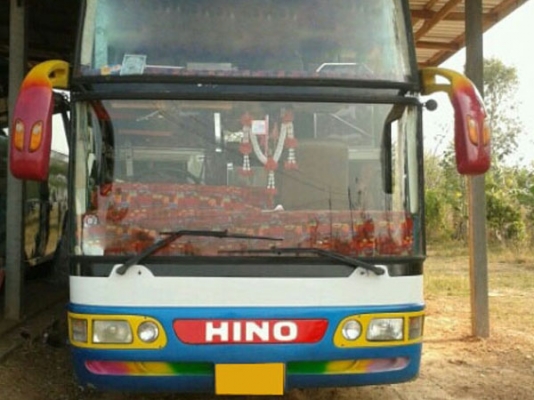 รถทัวร์ ชั้นครึ่ง ยี่ห้อ HINO//ติดต่อเจ้าของโดยตรง 081-799-6346