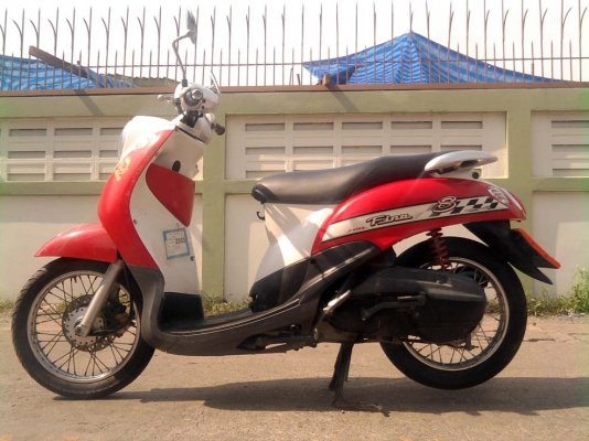 ขออนุญาติขาย  Yamaha Fino 115 cc. สีแดงขาว