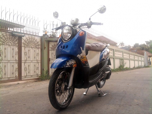 ขออนุญาติขาย Yamaha Fino 115 cc. สีน้ำเงินขาว