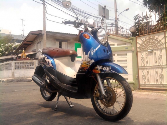 ขออนุญาติขาย Yamaha Fino 115 cc. สีน้ำเงินขาว