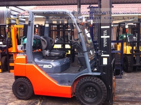 ขายรถ โฟล์คลิฟท์ TOYOTA รุ่น 8-FG20 รถ1,300 ชม.