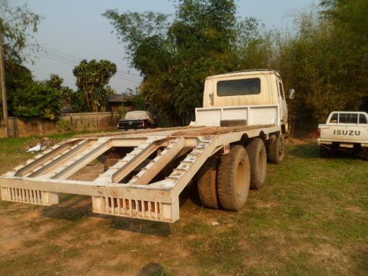 ขายรถเทเลอร์10 ล้อ 2 เพลา บรรทุกแม็คโคร  สวยๆ