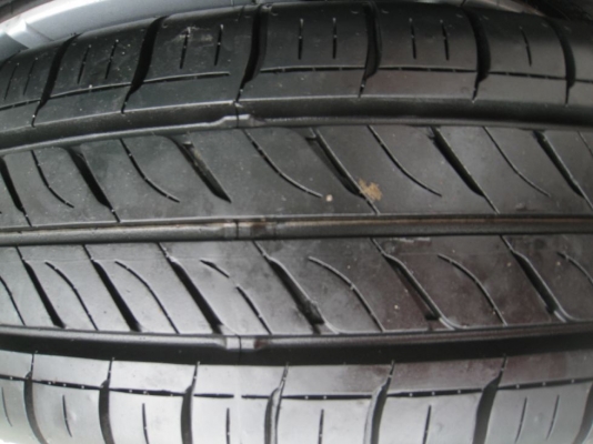 ขายกะทะล้อ mitsubishi mirage 14" 4/100 +ฝาครอบ+ยางปี12(081-3747940)