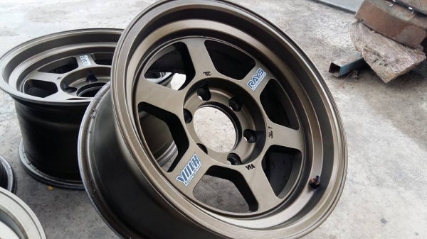 ขายล้อแม็กมือ2 te37x 16"&times;8.5" et0 6รู139.7 งาน TAM สนใจติดต่อ ร้าน ก.เจริญการยางครับ 081-3747940