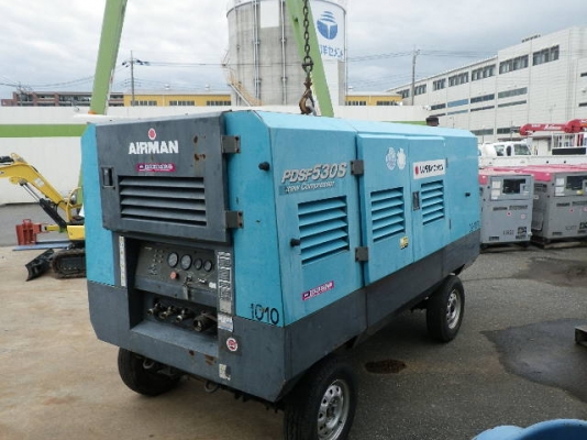 Airman PDSF530S-4B1#80-4B20052 : เครื่องปั๊มลม 530cfm 10บาร์ นำเข้าจากญี่ปุ่น โทร. 080-6565422 (หนิง)