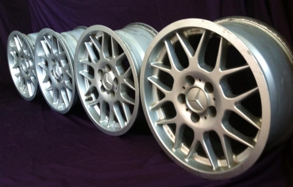 แม็ก BBS ขอบ 7Jx16 H2 5รู 112 ใส่เบนซ์