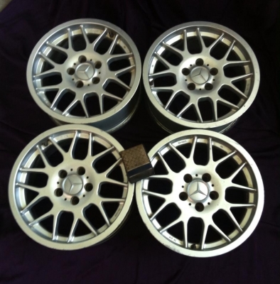 แม็ก BBS ขอบ 7Jx16 H2 5รู 112 ใส่เบนซ์