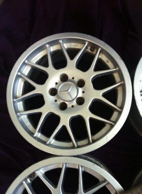 แม็ก BBS ขอบ 7Jx16 H2 5รู 112 ใส่เบนซ์