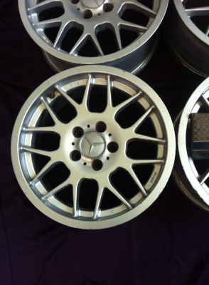แม็ก BBS ขอบ 7Jx16 H2 5รู 112 ใส่เบนซ์
