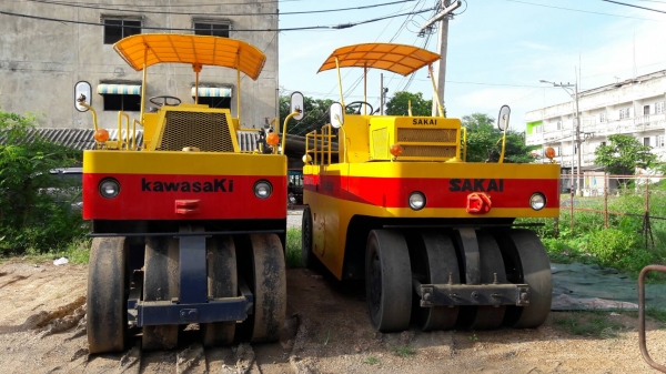 รถบดล้อยาง9ล้อ KAWASAKI KR20C เอกสารเล่มทะเบียน