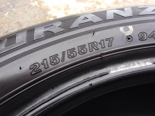 ยาง Bridgstone 215-55-17 ปี 15 ครบชุด 4 เส้น 5000 สภาพสวยๆไม่บวมไม่กินข้าง ดอกยางเหลือเยอะเอาไปวิ่งกันใด้อีกยาวค่ะ ยาง Bridgstone 215-55-17 ปี 15 ครบชุด 4 เส้น 5000 สภาพสวยๆไม่บวมไม่กินข้าง ดอกยางเหลือเยอะเอาไปวิ่งกันใด้อีกยาวค่ะ