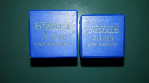ขายชุดเหล็กตอกตัวเลขขนาด5mm.GROOTE Made in Germany.