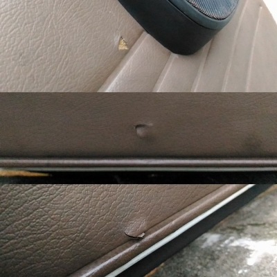 ประตูคู่หน้ามือหมุน Datsun Japan ใส่ BIG M แท้ญี่ปุ่น