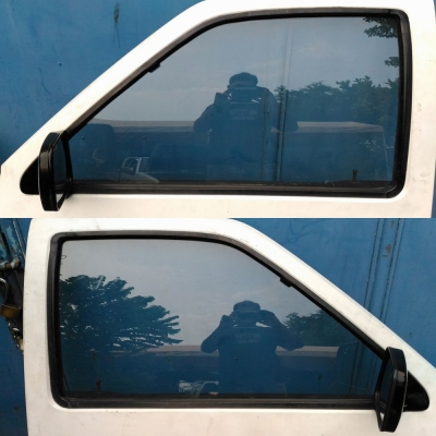 ประตูคู่หน้ามือหมุน Datsun Japan ใส่ BIG M แท้ญี่ปุ่น