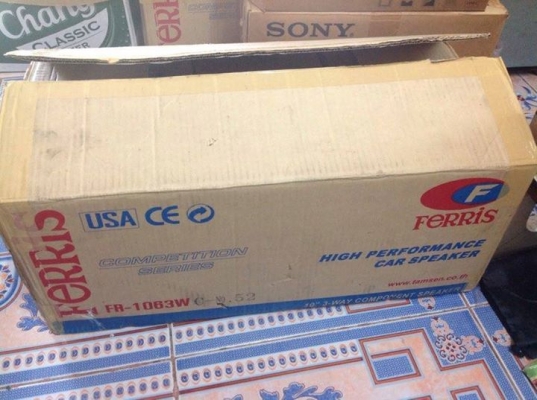 ชุดลำโพง ferris fr1063w 10นิ้ว+6.5แยกชิ้นกลางแหลมขายถูก