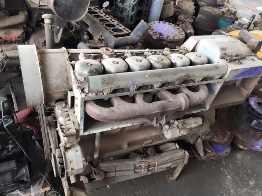 เครื่องยนต์ดีเซล MITSUI-DEUTZ ดอยซ์ เก่าเช็คนอกญี่ปุ่น รับประกัน  TYPE F6 เครื่องยนต์ 6 สูบ ราคา 70000 บาท มาติดเครื่องลองได้
