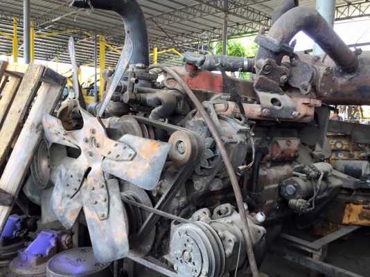 เครื่อง HITACHI EX200 6BG1 เก่าญี่ปุ่น รับประกัน  ราคา 110,000บาท N มาติดเครื่องลองได้ เครื่องยนต์ ENGINE HITACHI EX200 6BG1