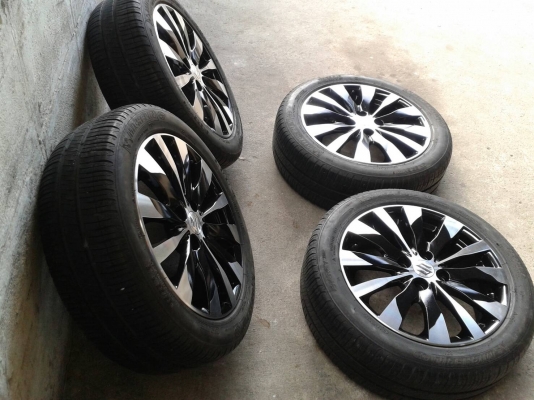 ล้อซซูกิ สวิป ขอบ16นิ้ว4รู100 พร้อมยาง ชุดนี้ ราคา 6400 บาท