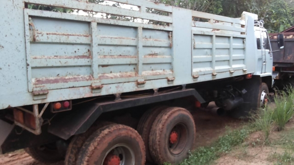 **860,000 บ.ต่อรอง/// 10ล้อ2เพลาดั้ม ISUZU ROCKY FXZ-240 (K) หัวขาวทำฟ้า เครื่อง+เกียร์ เดิม ช่วงล่า