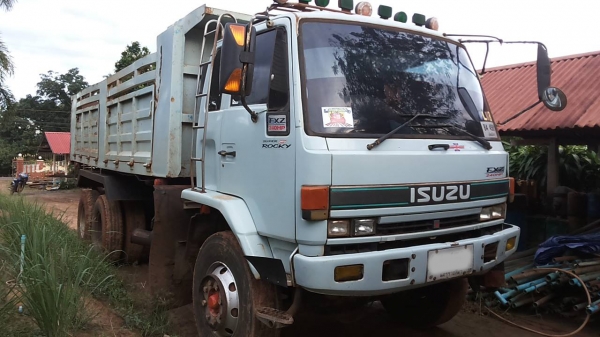 **860,000 บ.ต่อรอง/// 10ล้อ2เพลาดั้ม ISUZU ROCKY FXZ-240 (K) หัวขาวทำฟ้า เครื่อง+เกียร์ เดิม ช่วงล่า