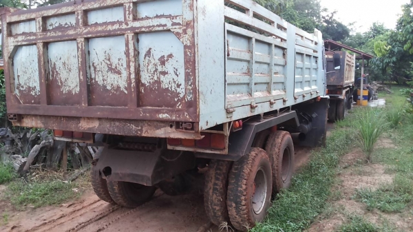 **860,000 บ.ต่อรอง/// 10ล้อ2เพลาดั้ม ISUZU ROCKY FXZ-240 (K) หัวขาวทำฟ้า เครื่อง+เกียร์ เดิม ช่วงล่า