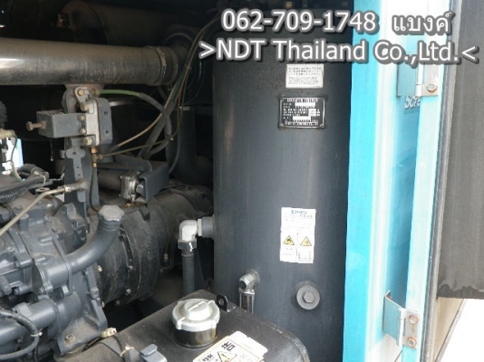 ปั้มลม AIRMAN PDSF530S สภาพเนียนๆเลยครับ เครื่อง Hino JO8C  062-709-1748 แบงค์