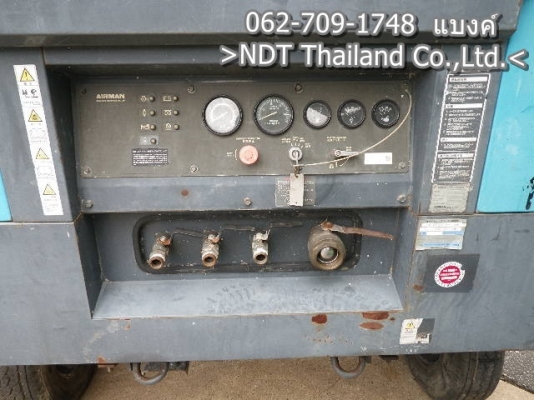 ปั้มลม AIRMAN PDSF530S สภาพเนียนๆเลยครับ เครื่อง Hino JO8C 062-709-1748 แบงค์